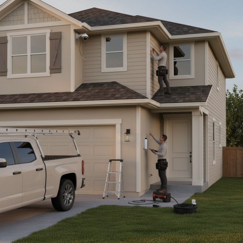 Security Camera Installation detail